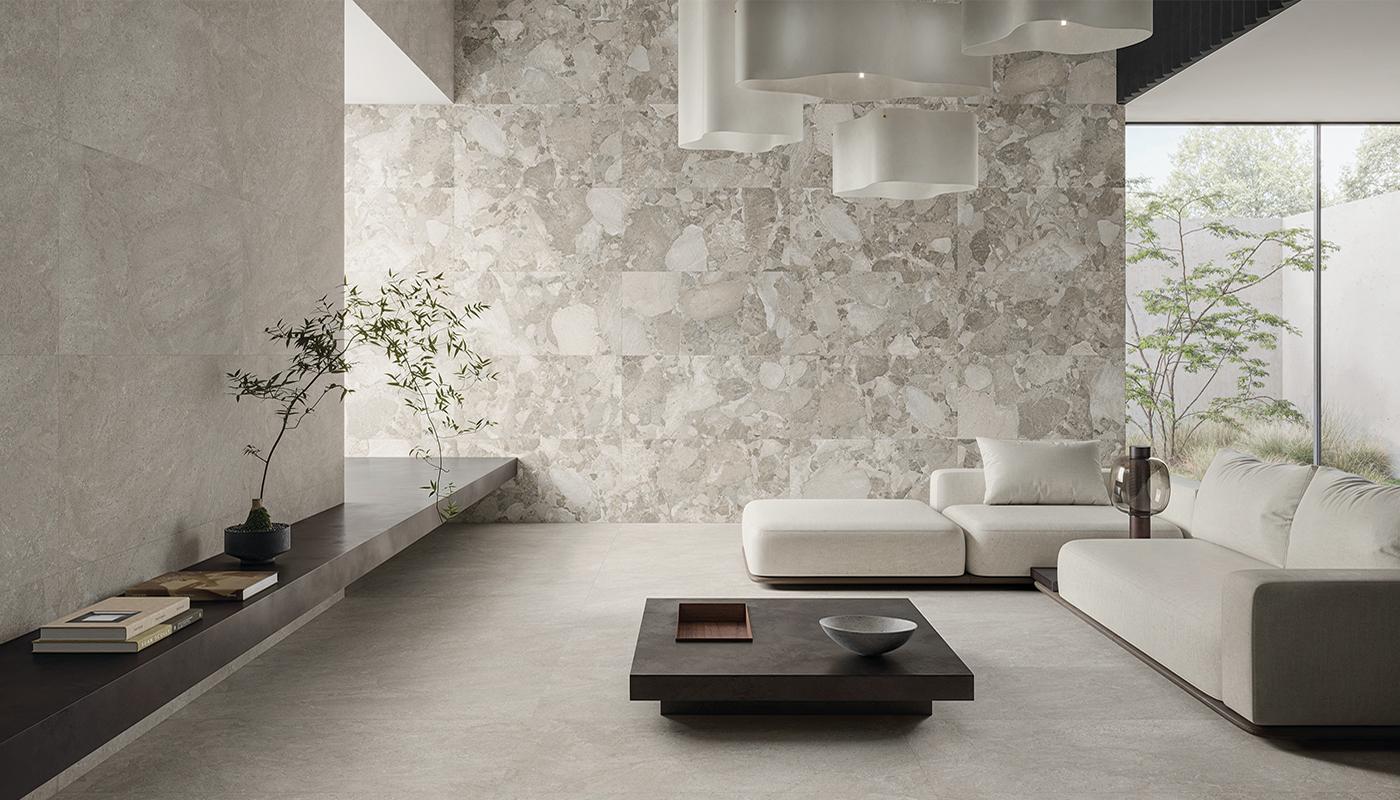 Ergon Matera Stone Sassi Dark Grey rett.silk 60x120cm – Bild 2