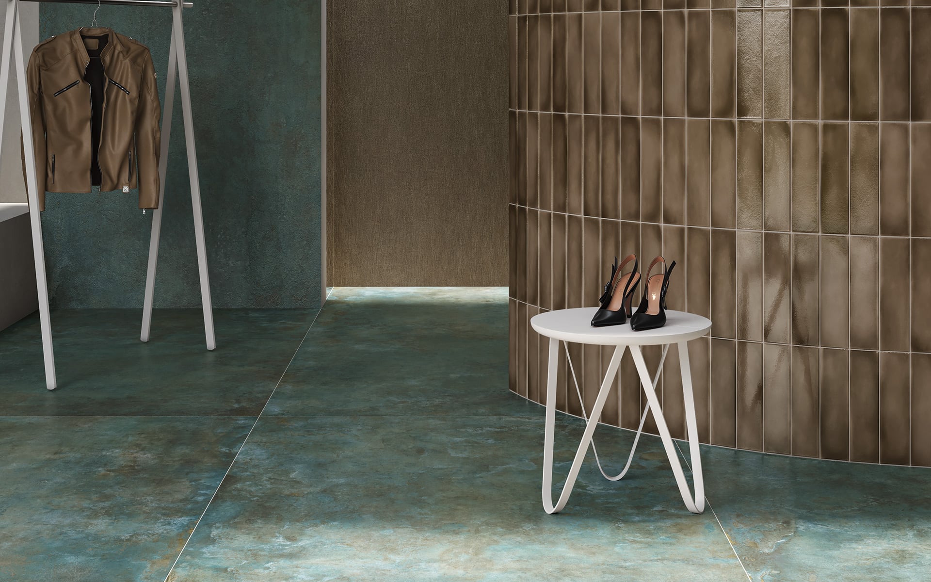 Iris Ceramica Acciaio Verderame Lapped 120x270cm – Bild 2