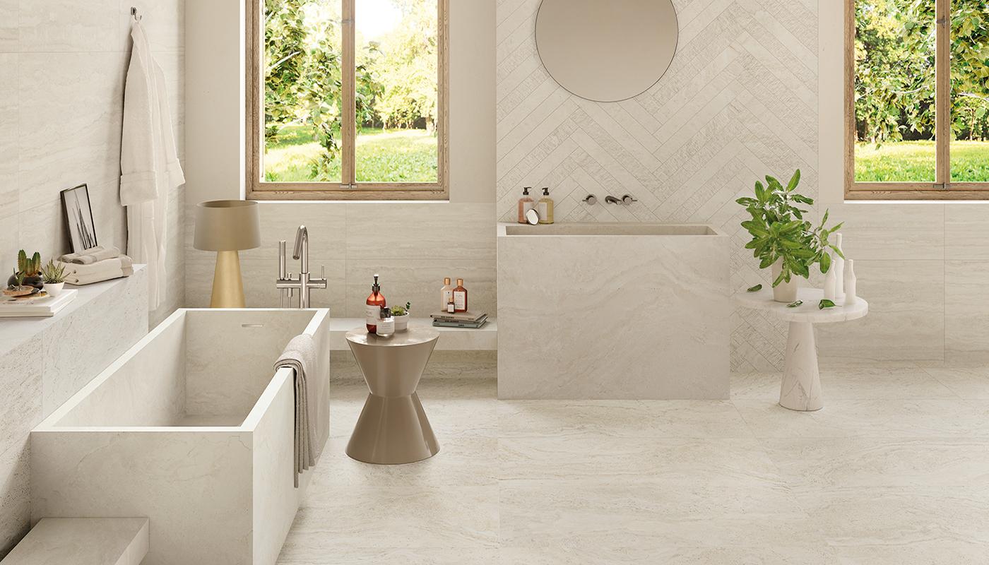 Provenza Unique Travertine White minimal rett.matt 120x278cm – Bild 9