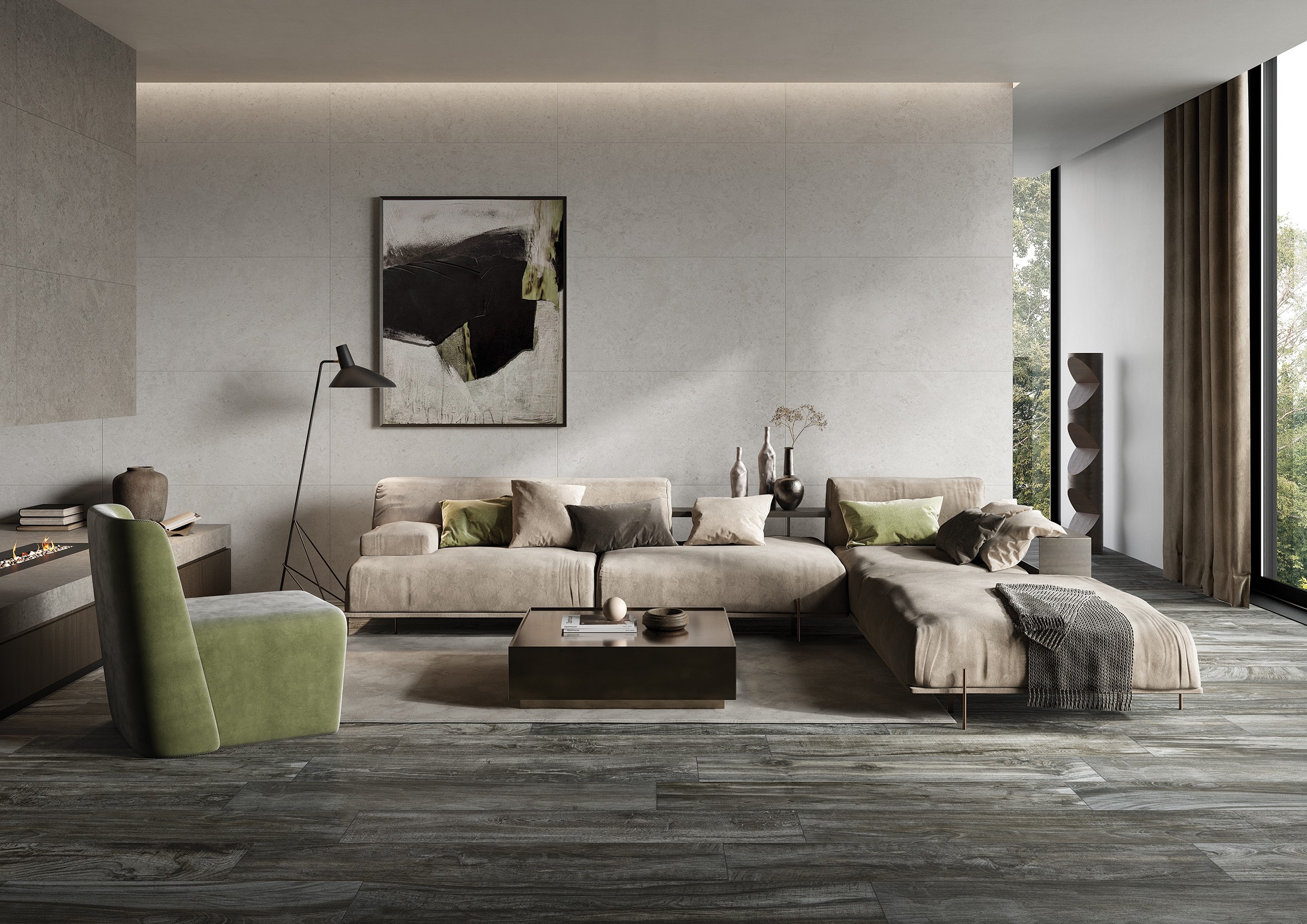 RAK Ceramics Coral Stone Grey 60x60cm – Bild 4