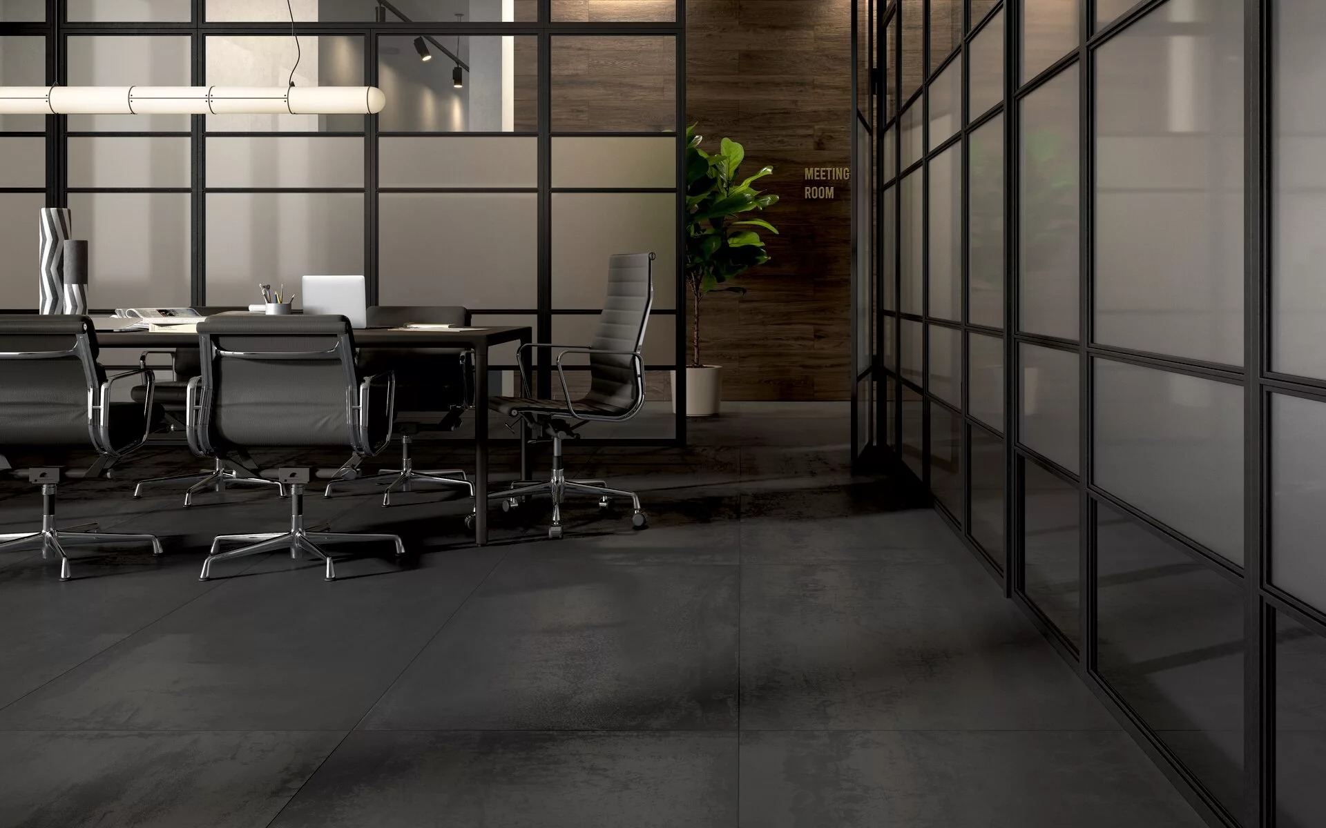 Materika Nero natur 60x60cm – Bild 2