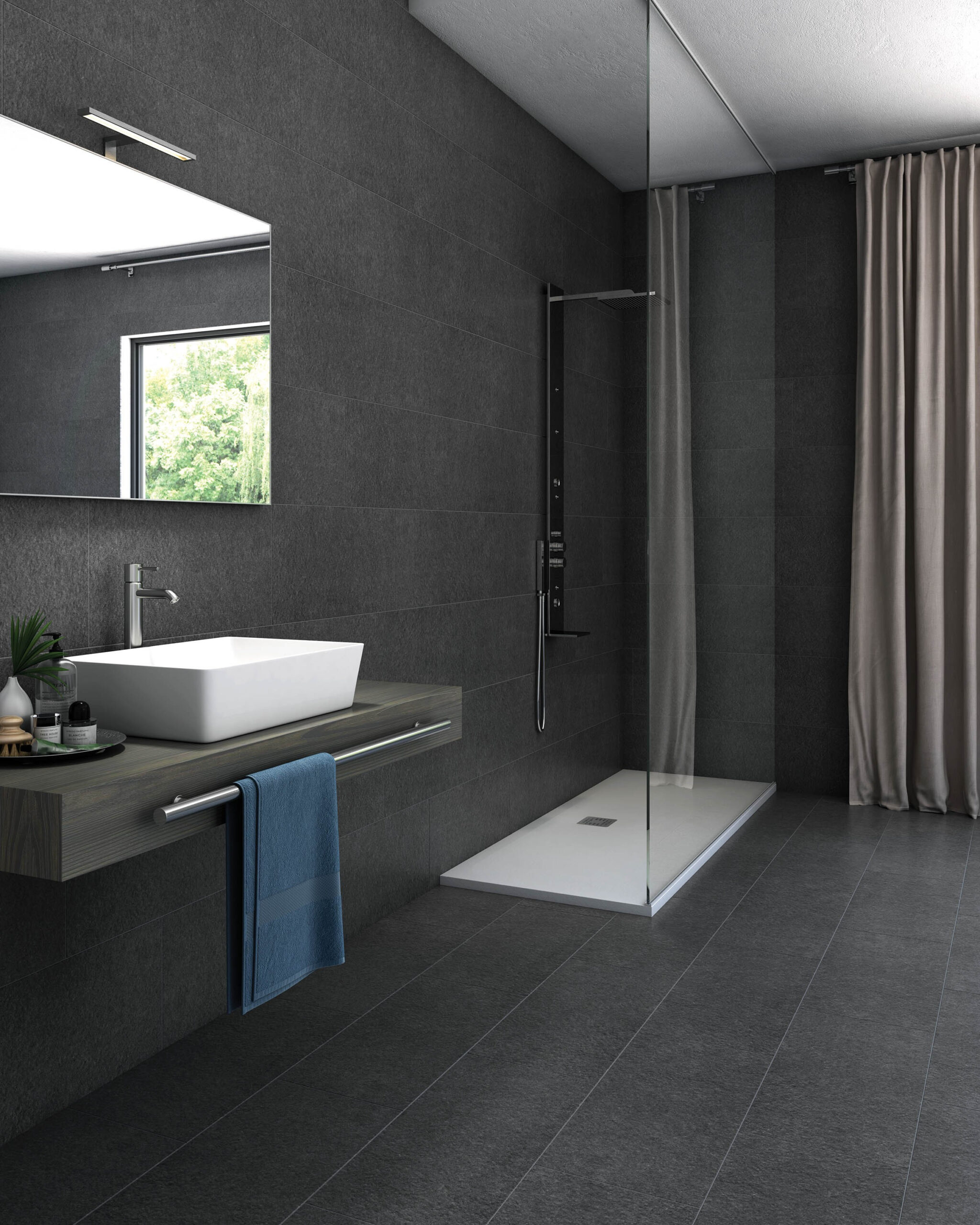 RAK Ceramics Lounge Black Matt 60x60 cm – Bild 2