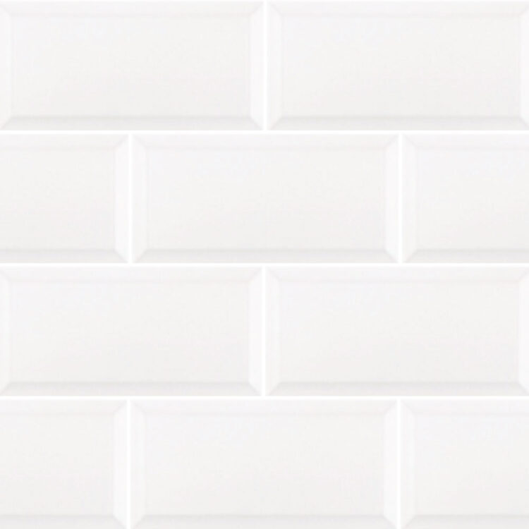 Fabresa Bevelled Blanco Biselado 7,5x15 cm