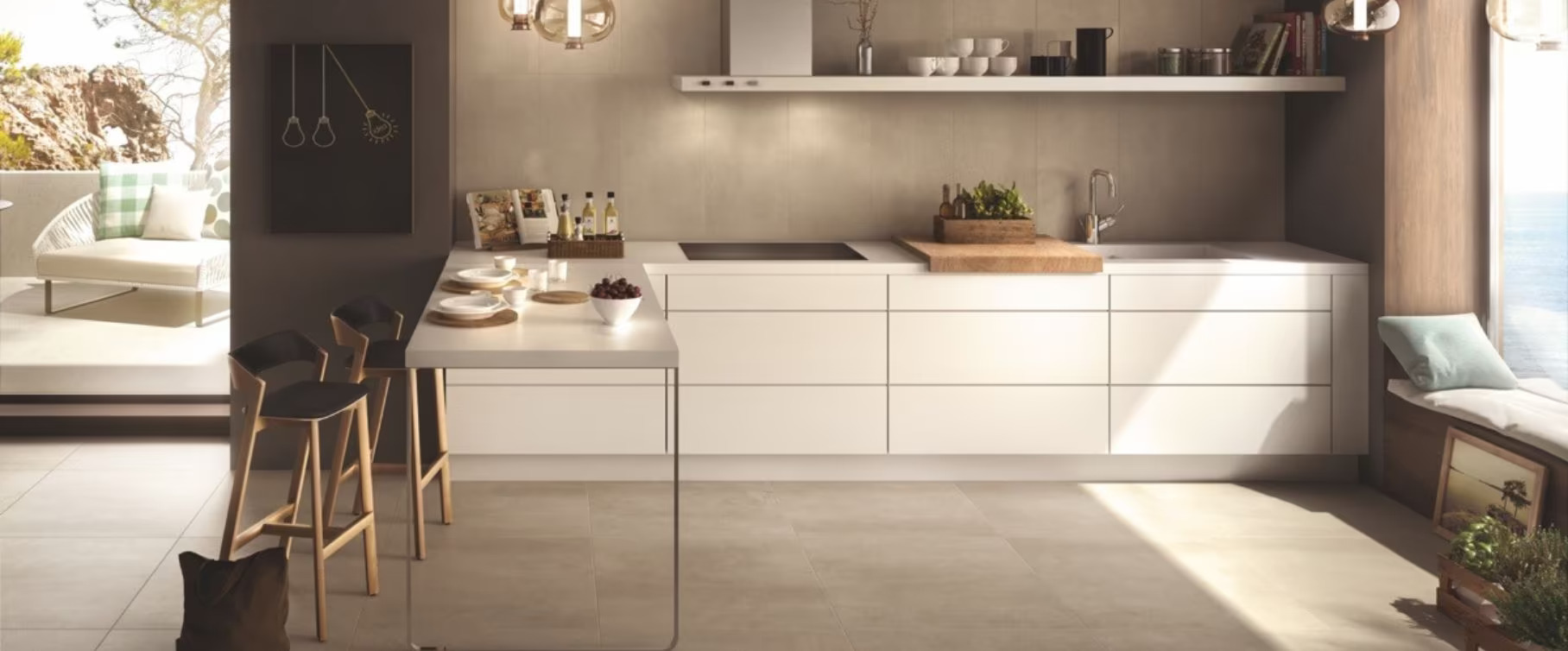 Casalgrande Padana Beton Ivory 60x60cm – Bild 3