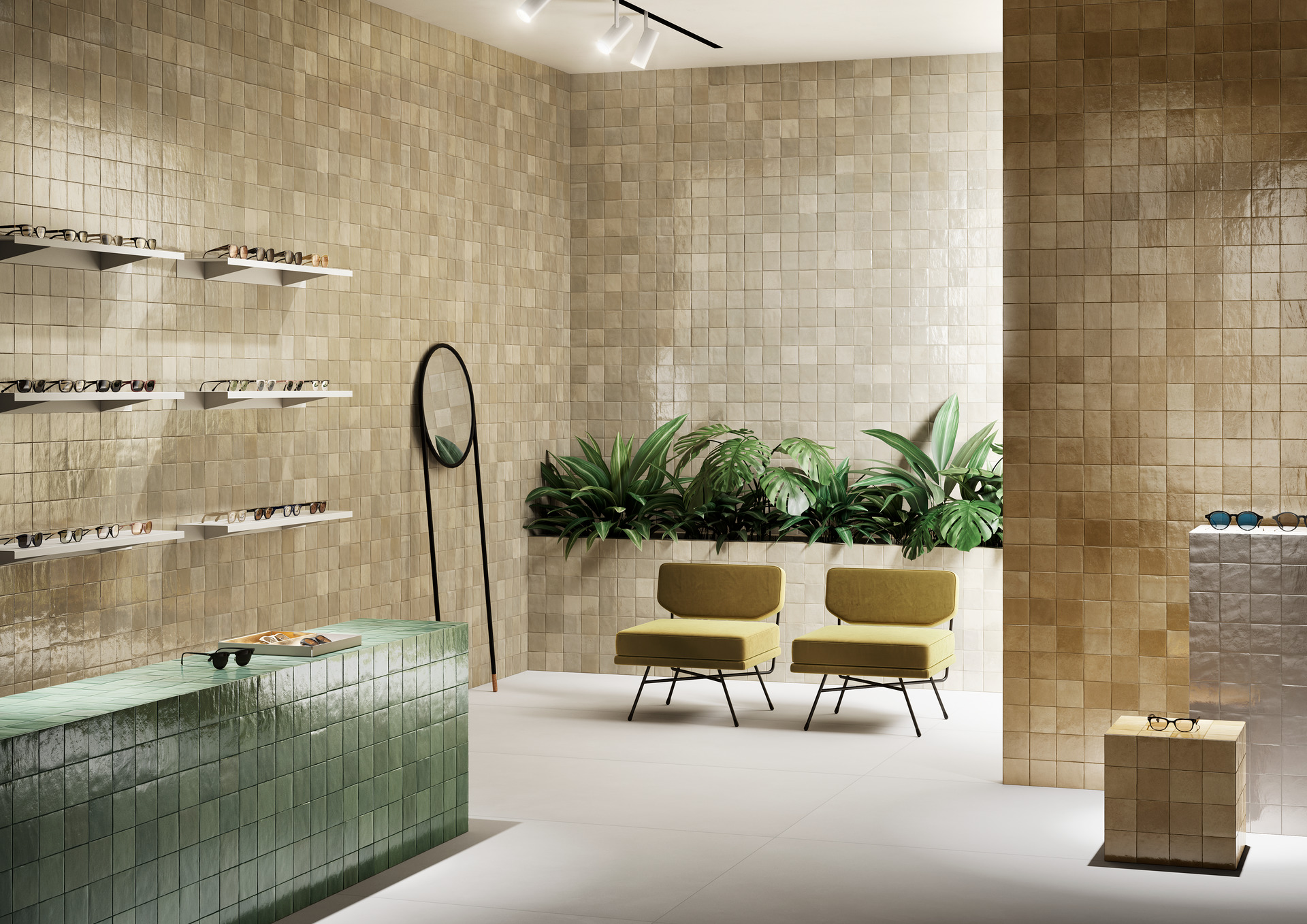 Marazzi Zellige Gesso Lux 10x10cm – Bild 3