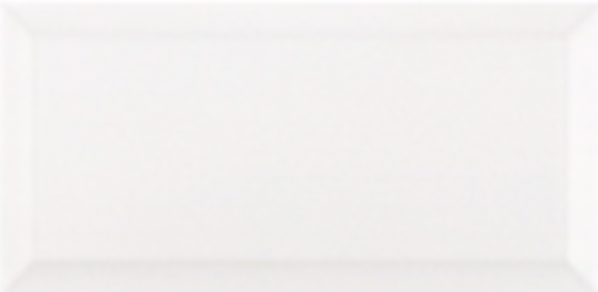 Fabresa Bevelled Blanco Biselado 7,5x15 cm – Bild 2